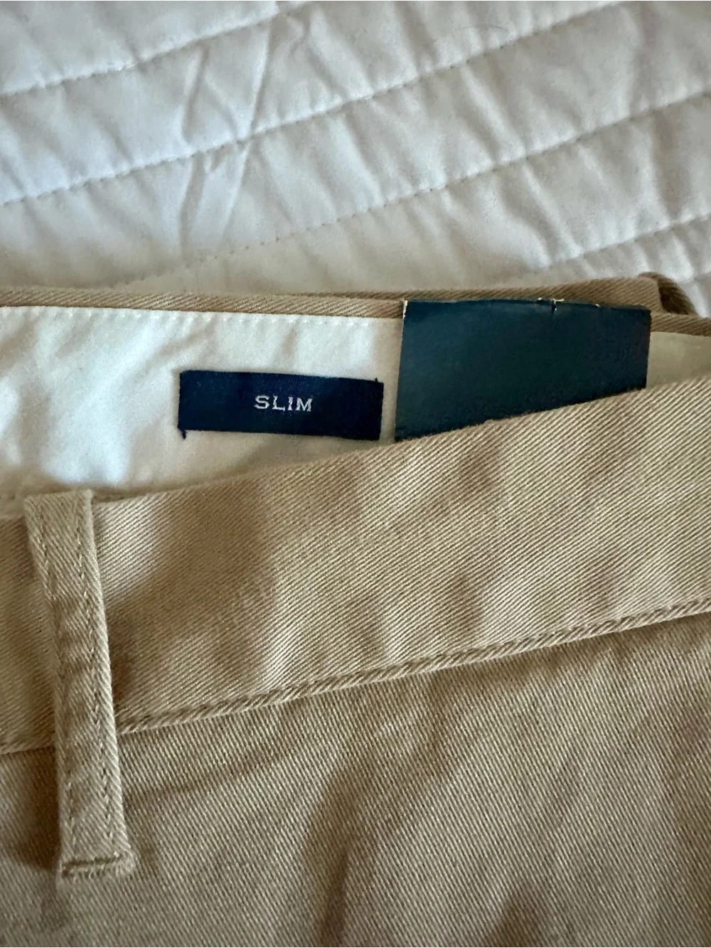 J. Crew Men's Flex Slim Chino Pants - Khaki Size W34 L32